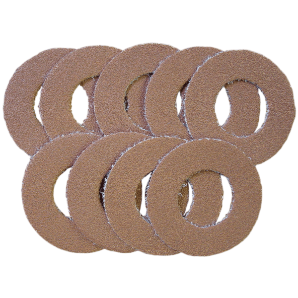 Sand Paper Rings, coarse, grit 60, D 40mm, 9 pcs
