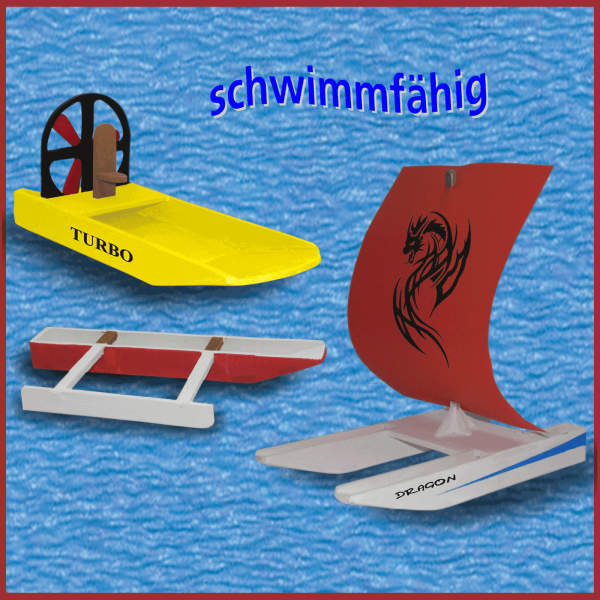 Project boards 3 models, Catamaran/Airboat/Outrigger Boat